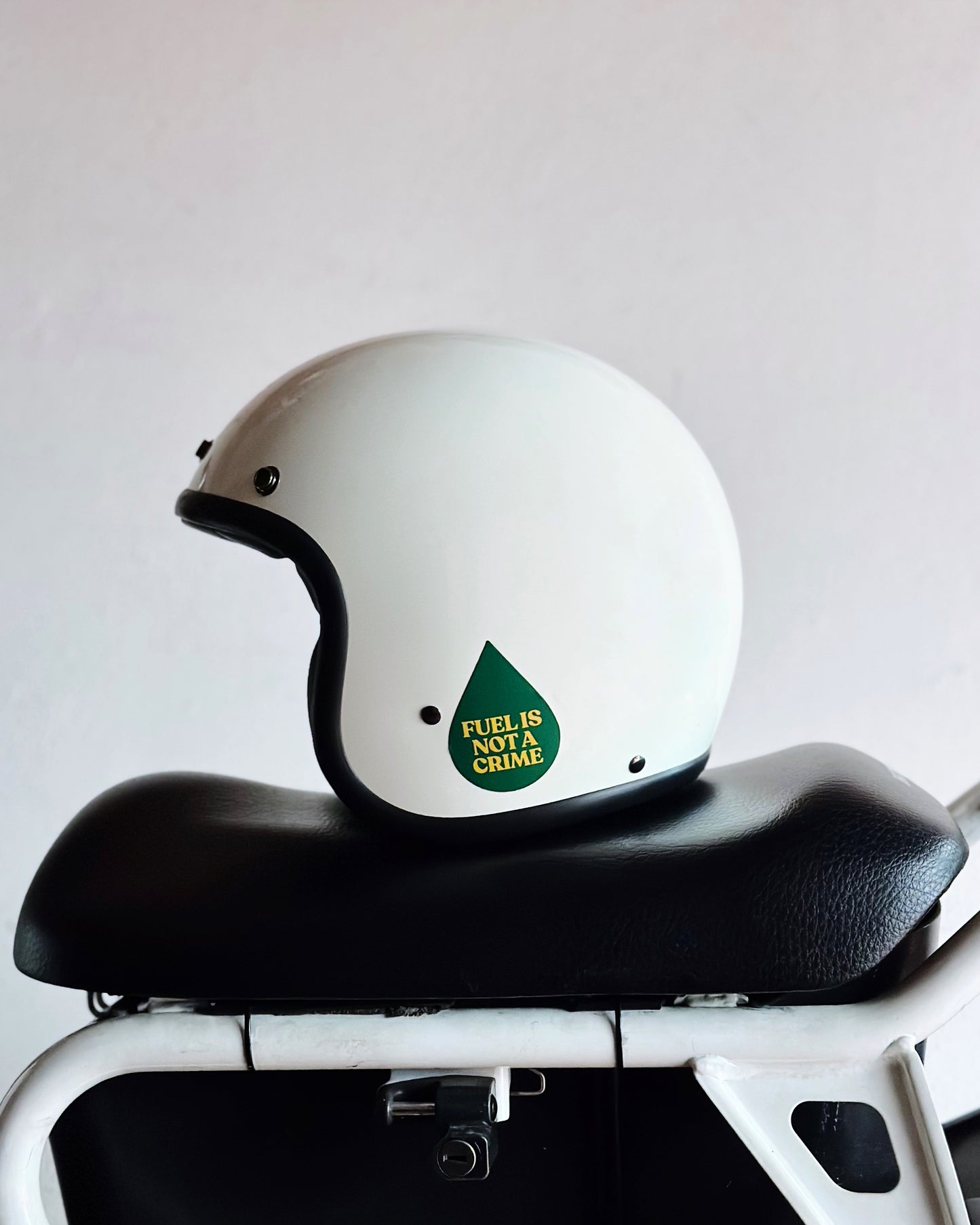 FUEL IS NOT A CRIME STICKER