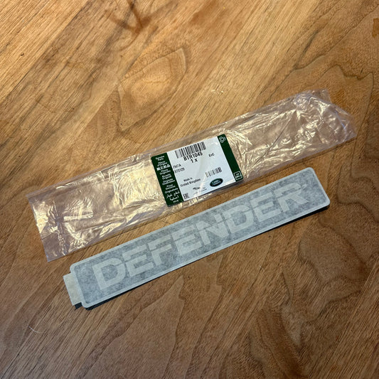 DEFENDER NAAM DECAL VOORZIJDE