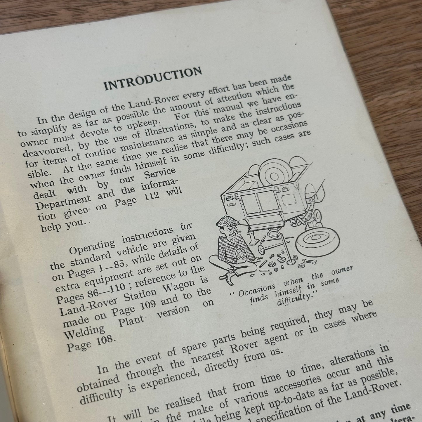 LAND ROVER OPERATION MANUAL SECOND EDITION - FEBRUARY 1951