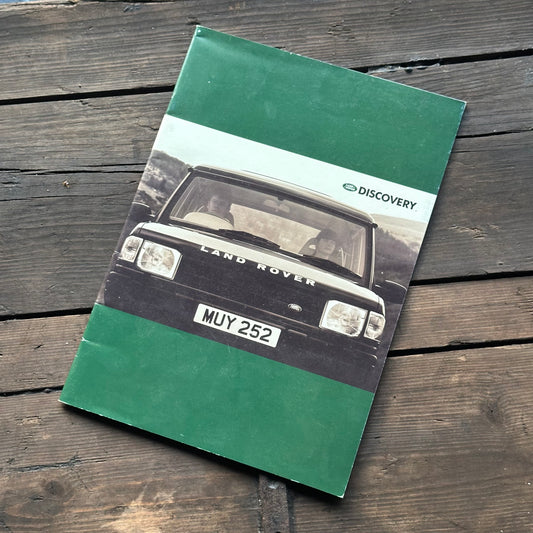 LAND ROVER DISCOVERY 1 BROCHURE 1995 - ENGLISH