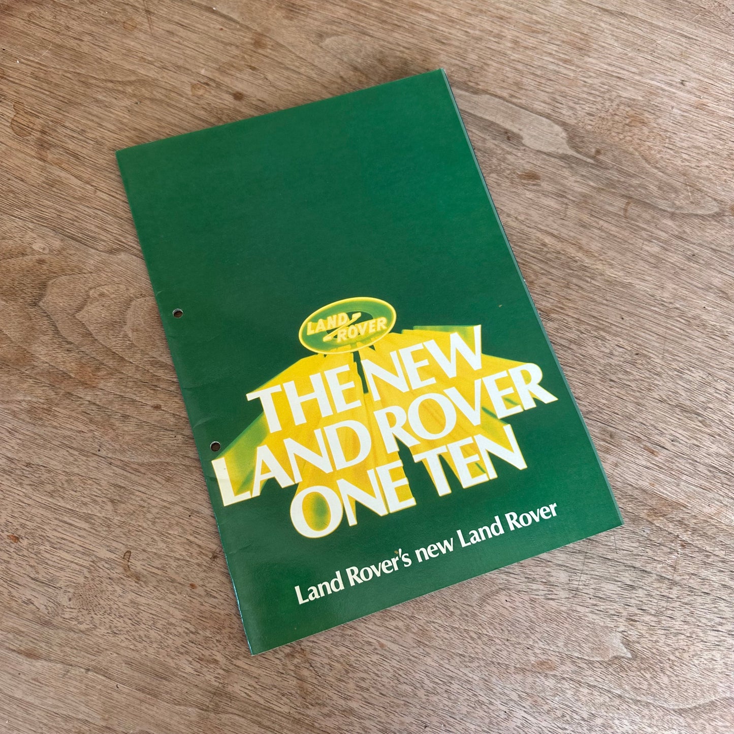 DE NIEUWE LAND ROVER ONE TEN-BROCHURE