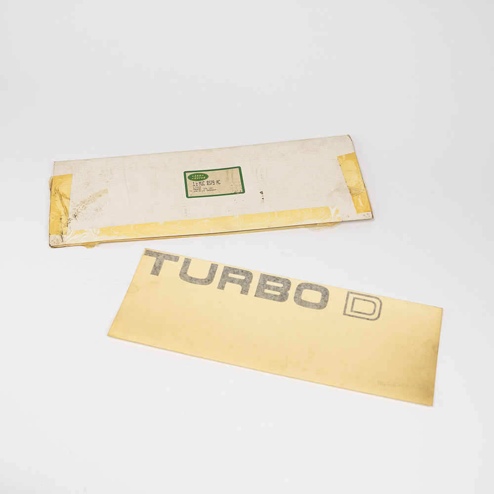 TURBO ACHTERKLEP DECAL